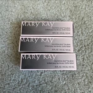 Mary Kay nourishine plus lip gloss Bundle of 3
